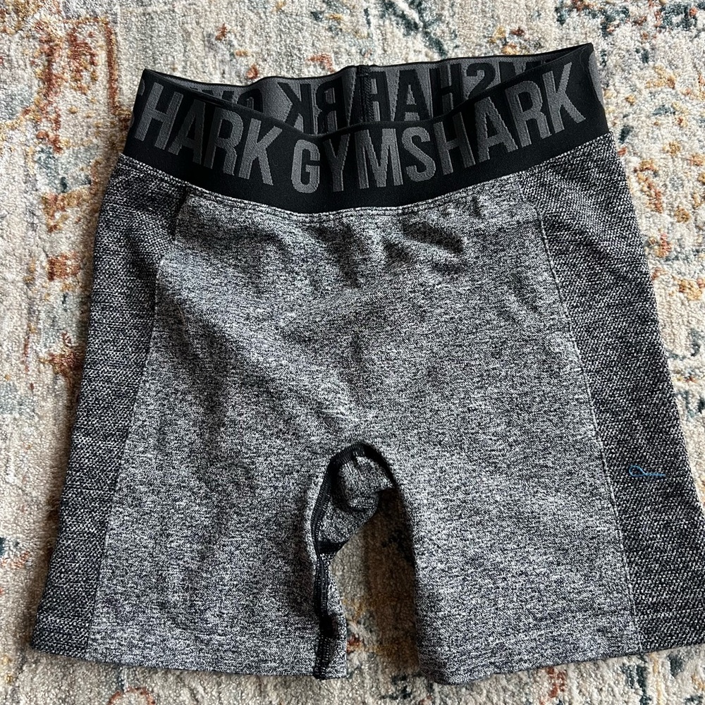 Gymshark Black and Gray Seamless Training Shorts